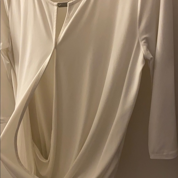 White Cross Body Top - Picture 2 of 3